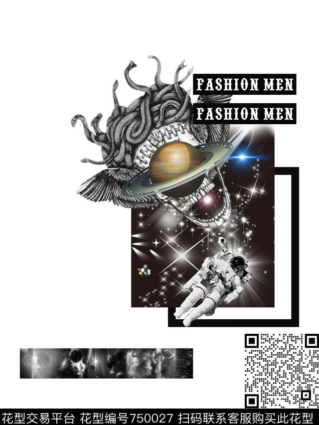 潮牌时尚花朵数码印花华亿平台下载（图片编号: 750027） - 瓦栏（Walan）