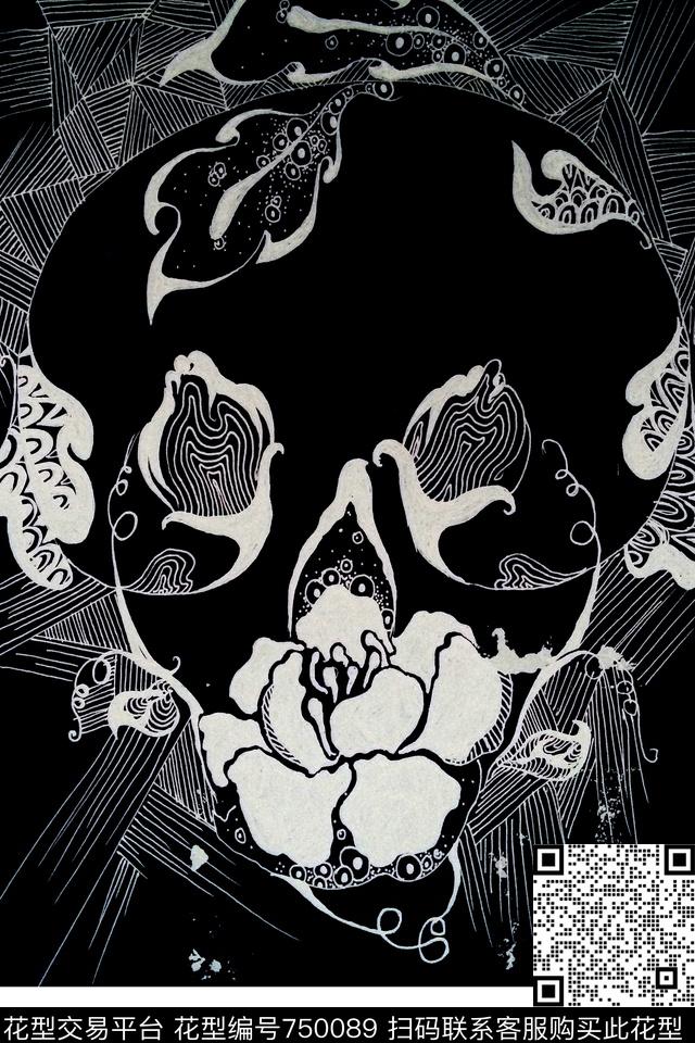 T恤卫衣图案原创手绘图案装饰画传统印花华亿平台下载（图片编号: 750089） - 瓦栏（Walan）