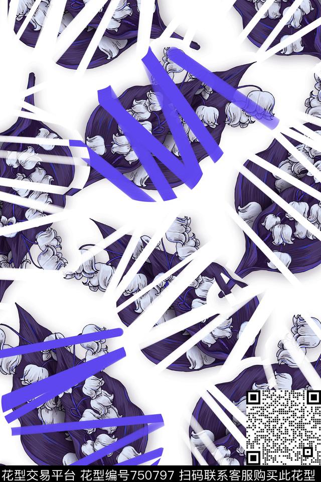 乱花小碎花大花数码印花华亿平台下载（图片编号: 750797） - 瓦栏（Walan）