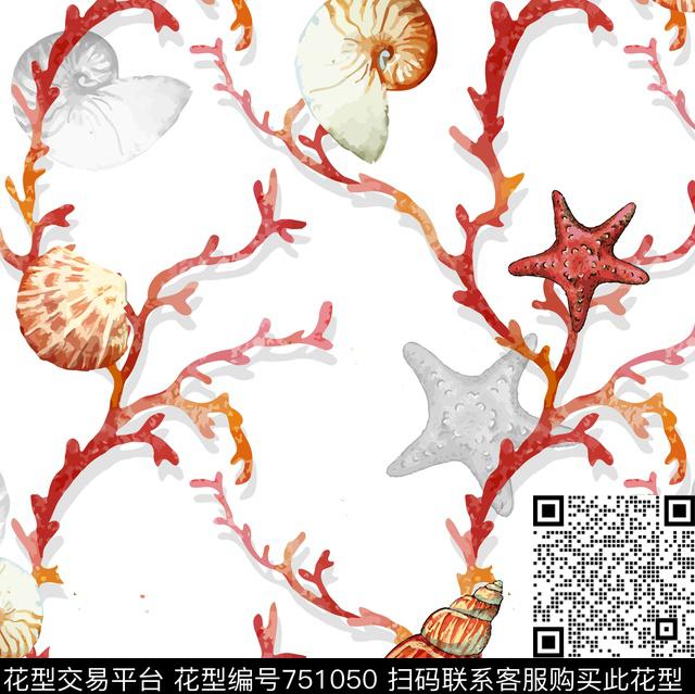 花卉几何字母数码印花华亿平台下载（图片编号: 751050） - 瓦栏（Walan）