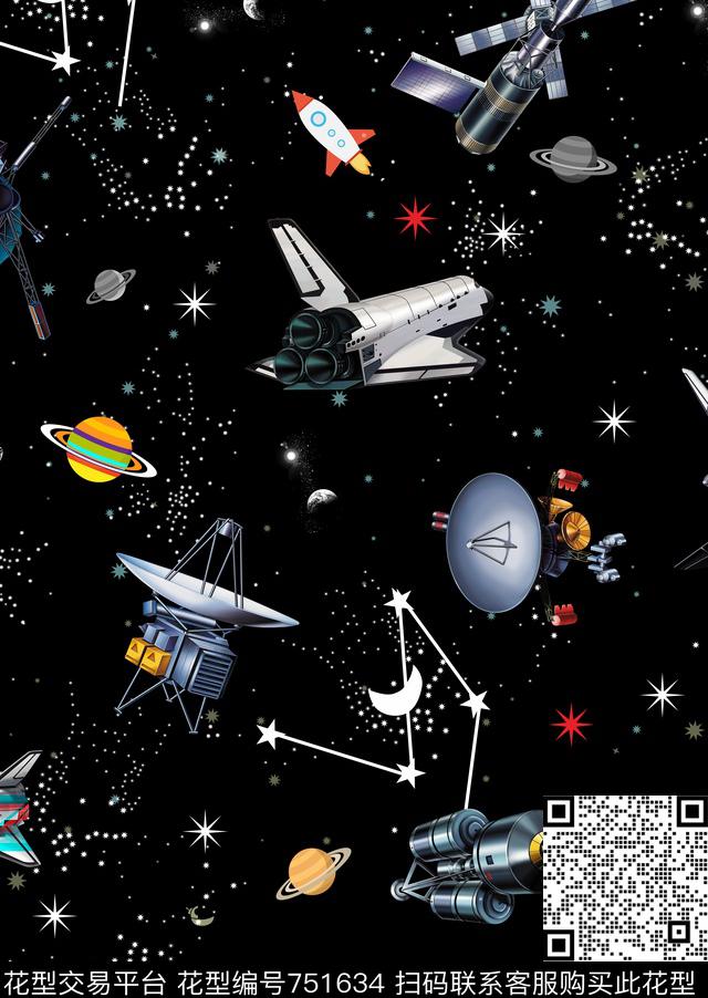 星空抽象太空数码印花华亿平台下载（图片编号: 751634） - 瓦栏（Walan）