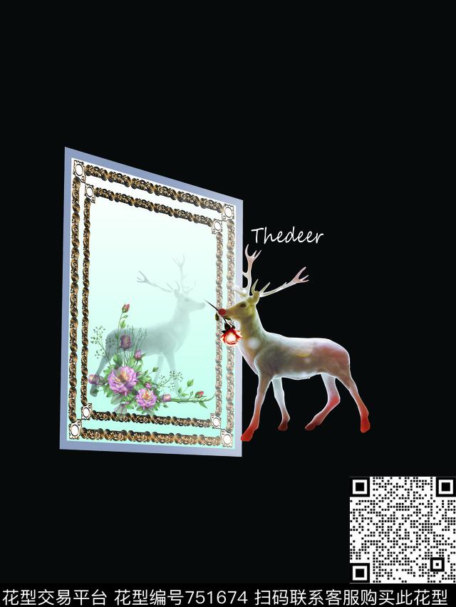 几何字母动物数码印花华亿平台下载（图片编号: 751674） - 瓦栏（Walan）