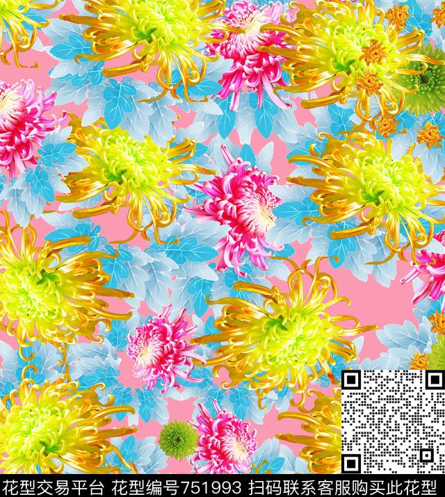 几何分割男装数码印花华亿平台下载（图片编号: 751993） - 瓦栏（Walan）