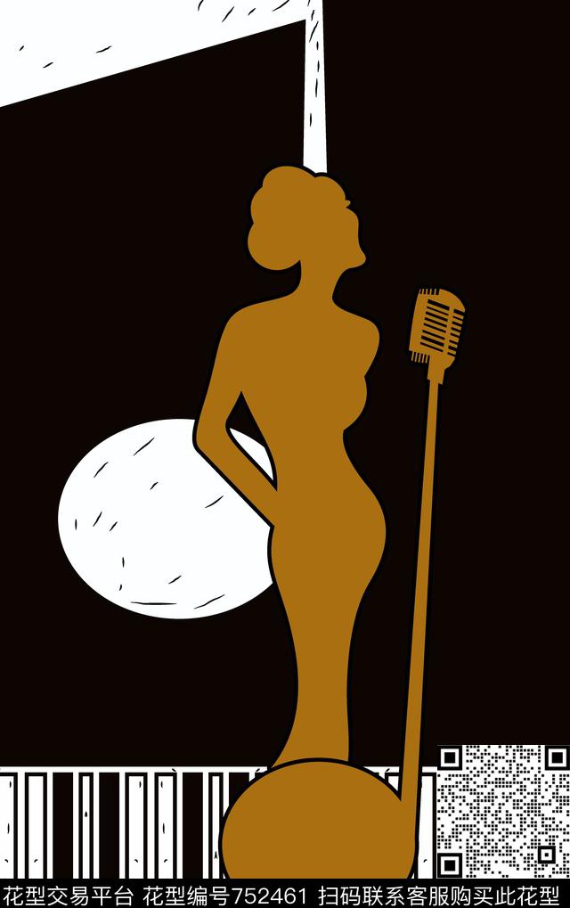 几何分割男装数码印花华亿平台下载（图片编号: 752461） - 瓦栏（Walan）