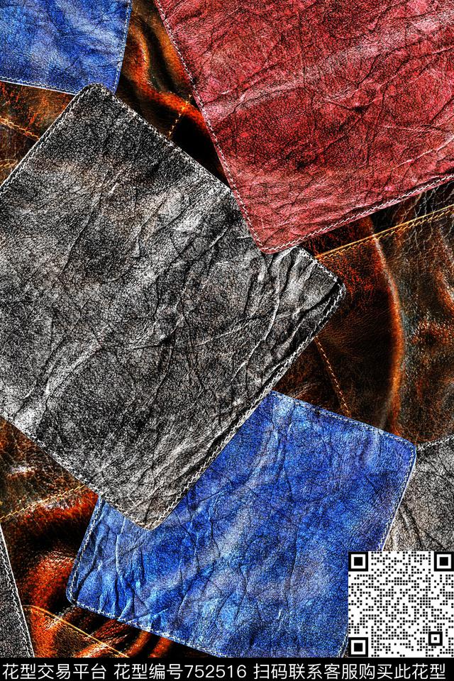 抽象几何纹理数码印花华亿平台下载（图片编号: 752516） - 瓦栏（Walan）