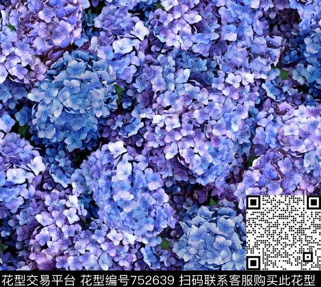 花瓣小碎花花朵数码印花华亿平台下载（图片编号: 752639） - 瓦栏（Walan）