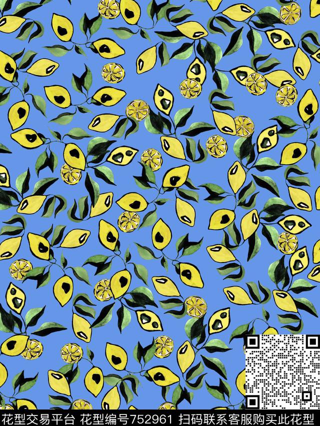 柠檬数码印花华亿平台下载（图片编号: 752961） - 瓦栏（Walan）