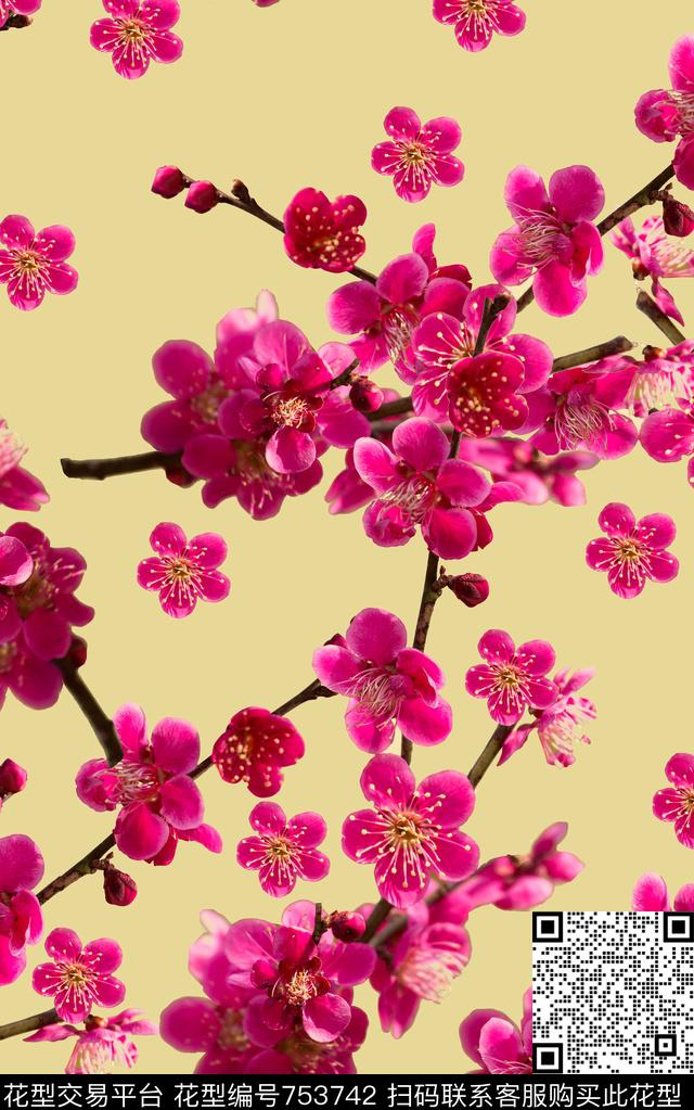 flowercolorfullcolorise数码印花华亿平台下载（图片编号: 753742） - 瓦栏（Walan）