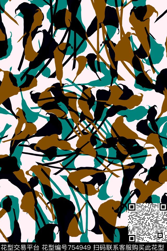 趣味机理传统印花华亿平台下载（图片编号: 754949） - 瓦栏（Walan）