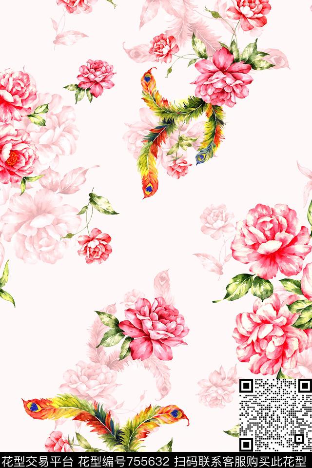 数码华亿平台墙纸艺术田园风数码印花华亿平台下载（图片编号: 755632） - 瓦栏（Walan）