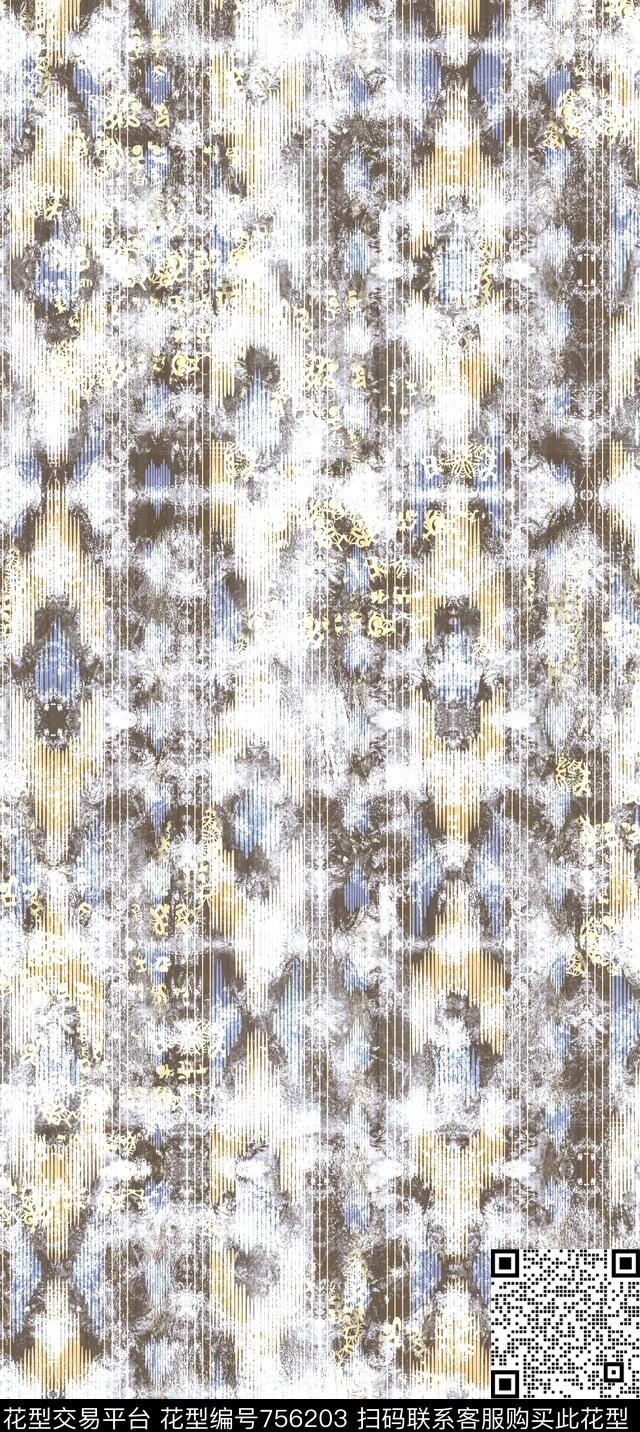 蛇纹数码印花华亿平台下载（图片编号: 756203） - 瓦栏（Walan）