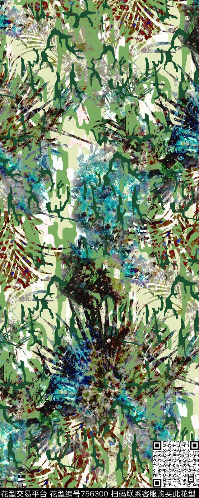 热带数码印花华亿平台下载（图片编号: 756300） - 瓦栏（Walan）