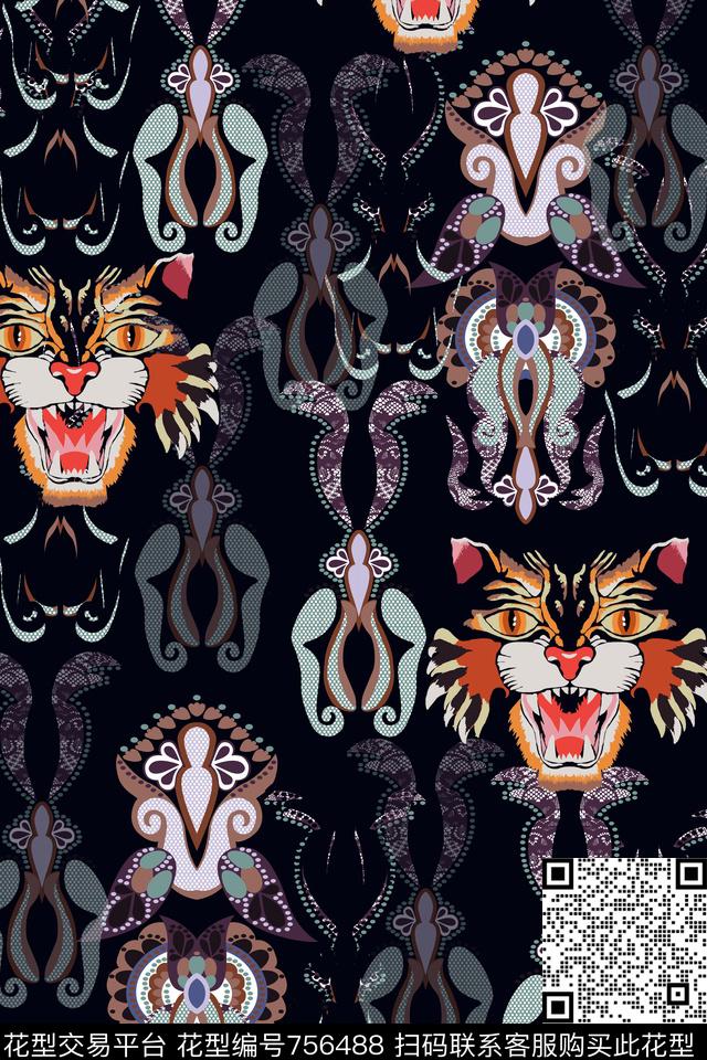 民族风佩斯利腰果数码印花华亿平台下载（图片编号: 756488） - 瓦栏（Walan）