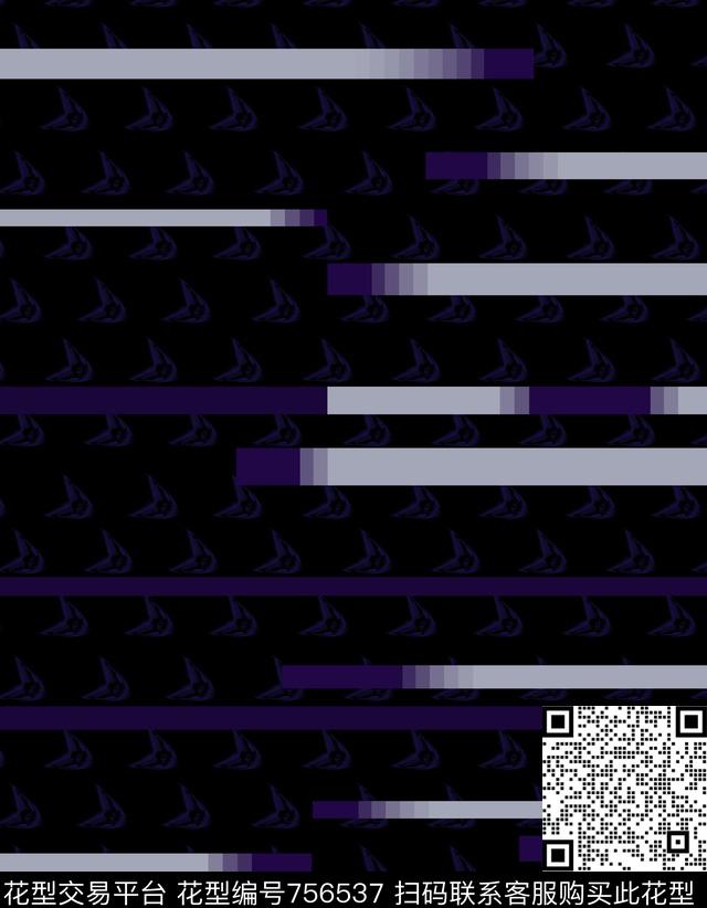 胸花图案大牌风胸前独幅数码印花华亿平台下载（图片编号: 756537） - 瓦栏（Walan）