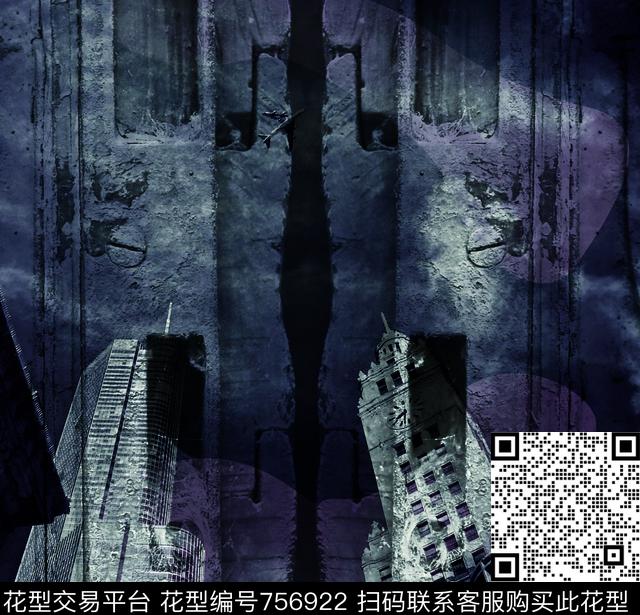 解构几何趣味数码印花华亿平台下载（图片编号: 756922） - 瓦栏（Walan）