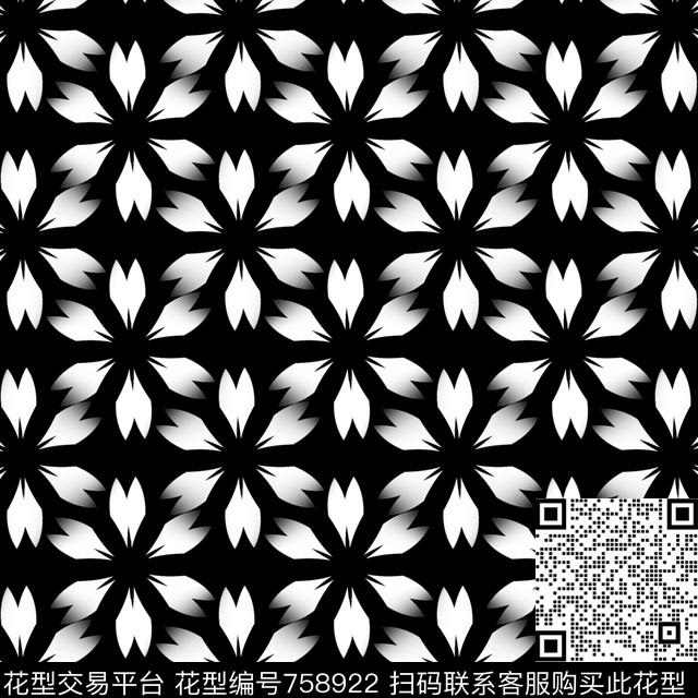 大花花卉箱包传统印花华亿平台下载（图片编号: 758922） - 瓦栏（Walan）