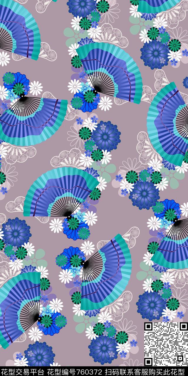 乱花数码水彩数码印花华亿平台下载（图片编号: 760372） - 瓦栏（Walan）