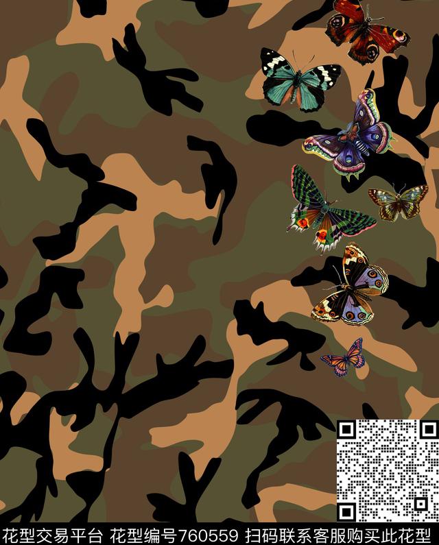 MCQ潮牌迷彩数码印花华亿平台下载（图片编号: 760559） - 瓦栏（Walan）