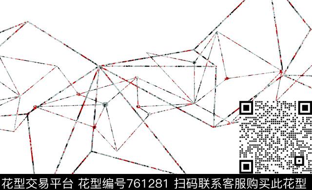 菱形不规则几何数码印花华亿平台下载（图片编号: 761281） - 瓦栏（Walan）
