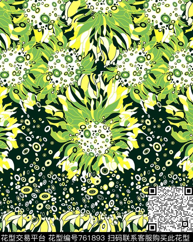 大花面料花卉数码印花华亿平台下载（图片编号: 761893） - 瓦栏（Walan）
