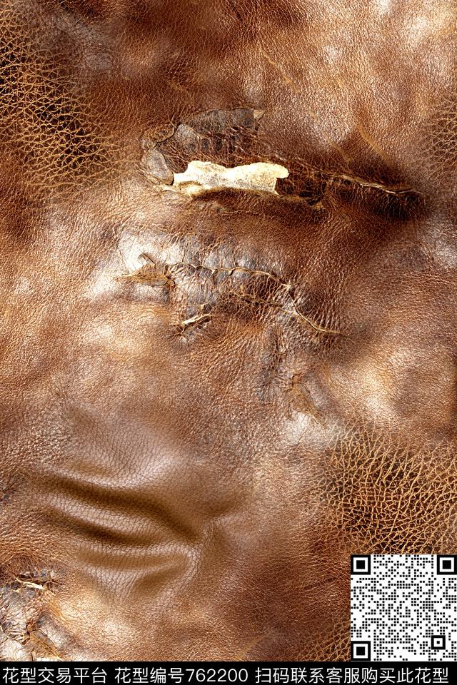 动物纹牛皮肌理数码印花华亿平台下载（图片编号: 762200） - 瓦栏（Walan）