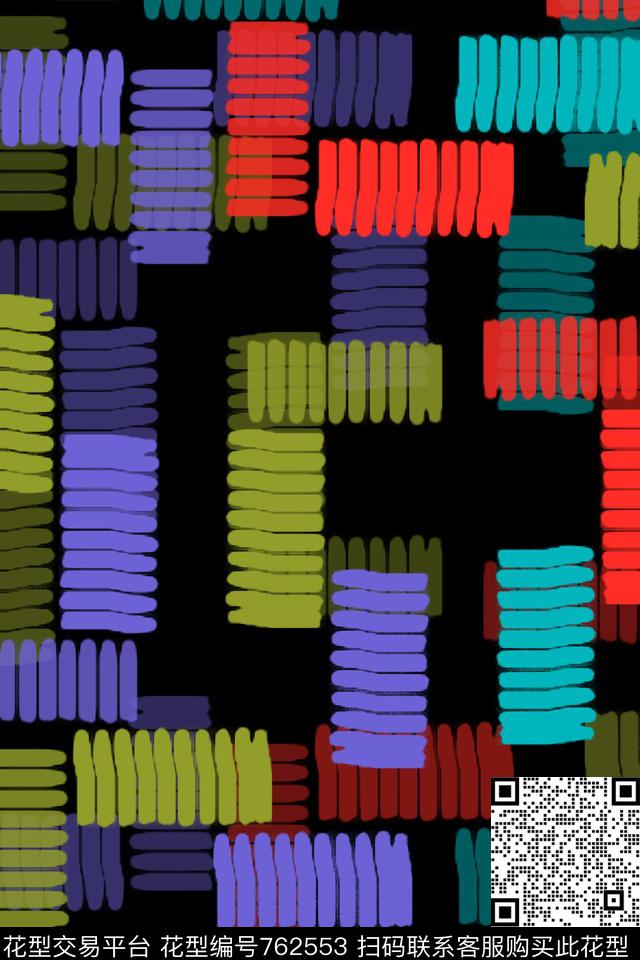 纹理笔触手绘线条笔触传统印花华亿平台下载（图片编号: 762553） - 瓦栏（Walan）