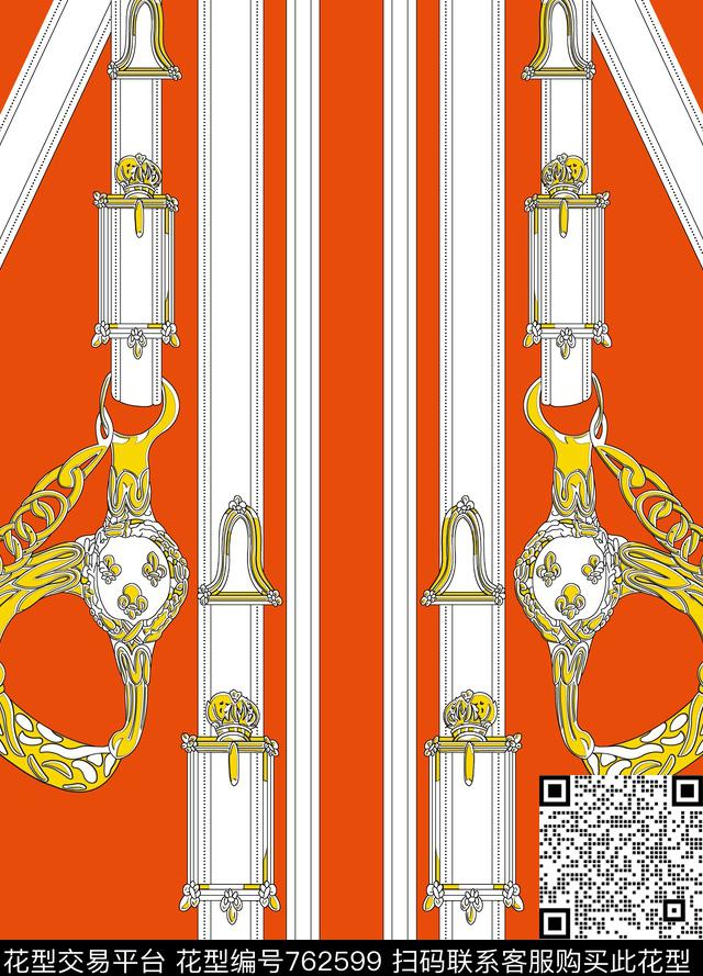 民族风皮带链条数码印花华亿平台下载（图片编号: 762599） - 瓦栏（Walan）