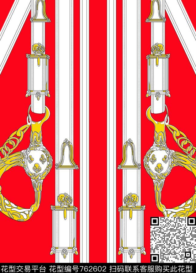 民族风皮带链条数码印花华亿平台下载（图片编号: 762602） - 瓦栏（Walan）