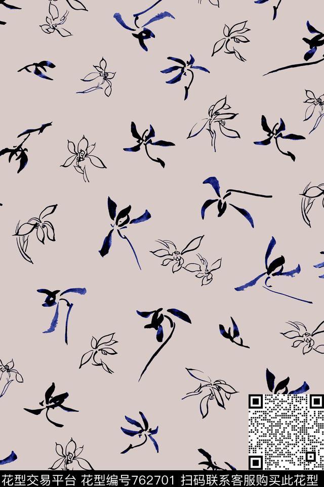 文艺范男女装衬衫华亿平台传统印花华亿平台下载（图片编号: 762701） - 瓦栏（Walan）