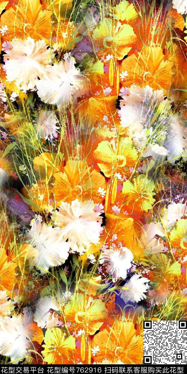 大花乱花数码数码印花华亿平台下载（图片编号: 762916） - 瓦栏（Walan）