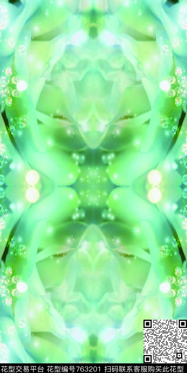 百合玉兰花荷花数码印花华亿平台下载（图片编号: 763201） - 瓦栏（Walan）