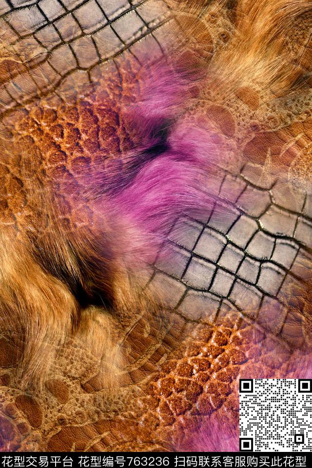 抽象几何拼接数码印花华亿平台下载（图片编号: 763236） - 瓦栏（Walan）