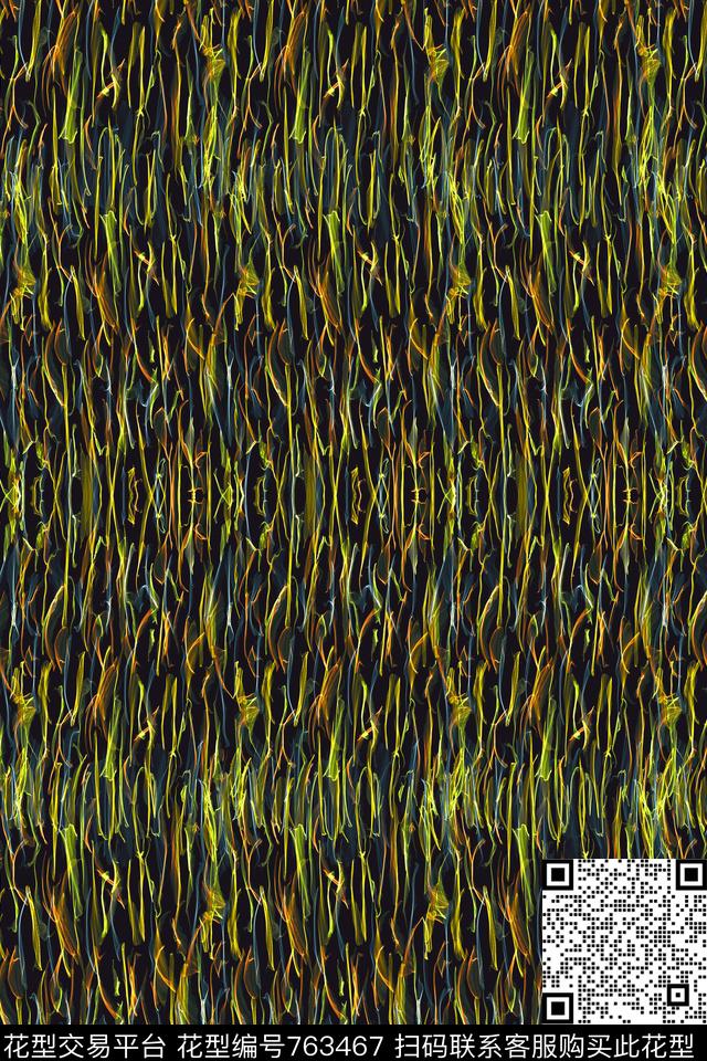 纹理数字迷彩竖条数码印花华亿平台下载（图片编号: 763467） - 瓦栏（Walan）