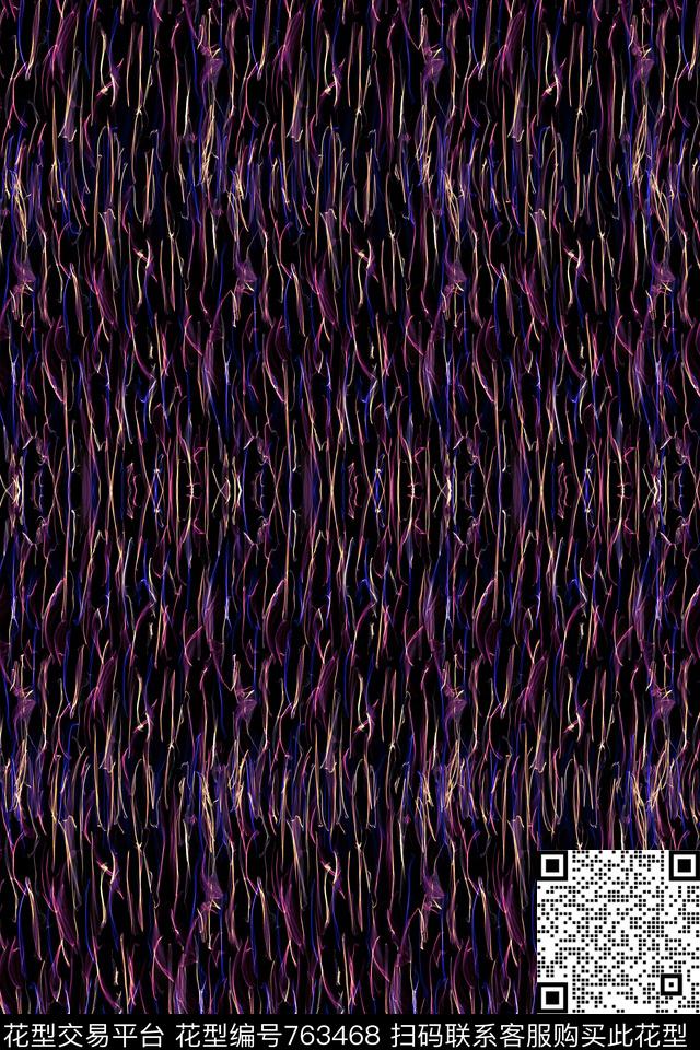 纹理数字迷彩竖条数码印花华亿平台下载（图片编号: 763468） - 瓦栏（Walan）