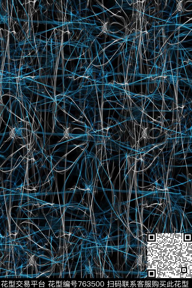 横条波浪条纹细条纹数码印花华亿平台下载（图片编号: 763500） - 瓦栏（Walan）