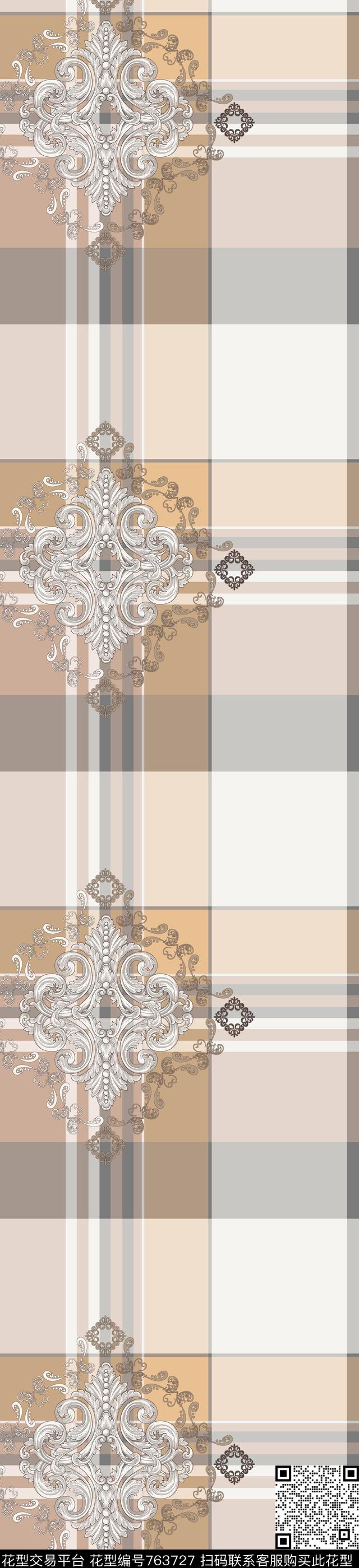 苏格兰格格子欧式传统印花华亿平台下载（图片编号: 763727） - 瓦栏（Walan）