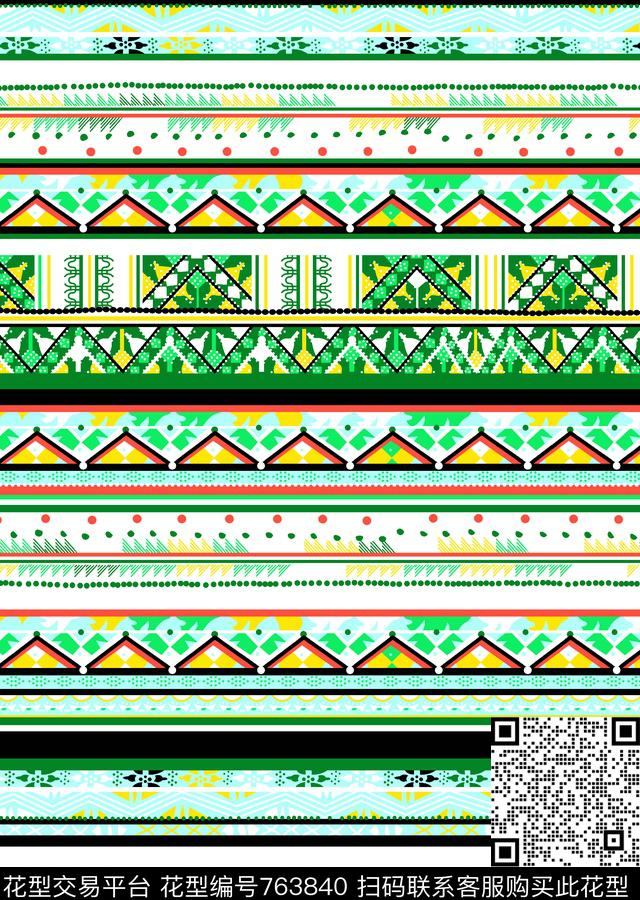 民族风中国风少女泳装系列传统印花华亿平台下载（图片编号: 763840） - 瓦栏（Walan）