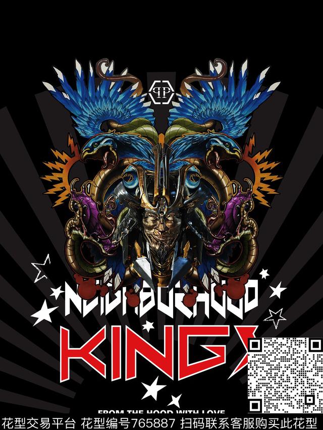 潮牌PP几何数码印花华亿平台下载（图片编号: 765887） - 瓦栏（Walan）