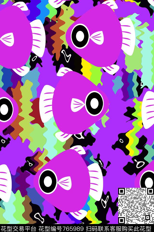 泳装睡衣趣味传统印花华亿平台下载（图片编号: 765989） - 瓦栏（Walan）