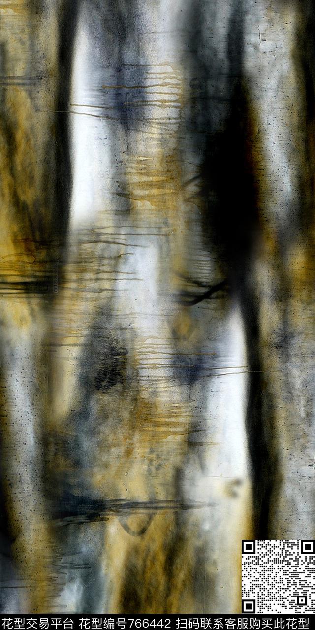 手绘水彩抽象底纹水墨数码印花华亿平台下载（图片编号: 766442） - 瓦栏（Walan）