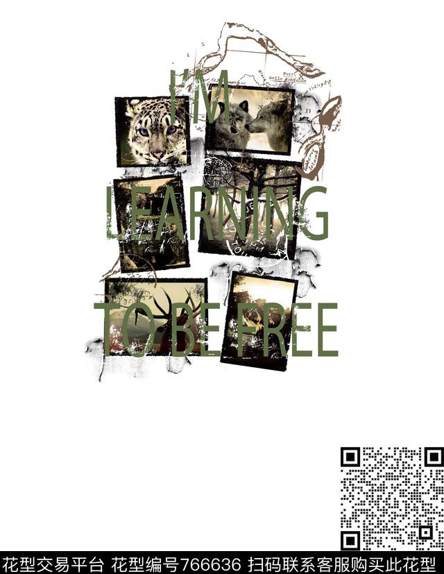 老虎狼动物数码印花华亿平台下载（图片编号: 766636） - 瓦栏（Walan）