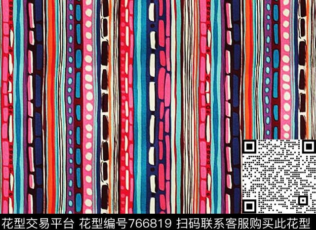 不规则几何几何波点数码印花华亿平台下载（图片编号: 766819） - 瓦栏（Walan）