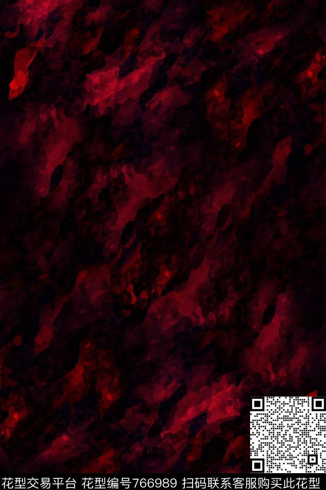 男装抽象数码印花华亿平台下载（图片编号: 766989） - 瓦栏（Walan）