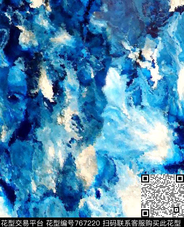 山川解构趣味数码印花华亿平台下载（图片编号: 767220） - 瓦栏（Walan）