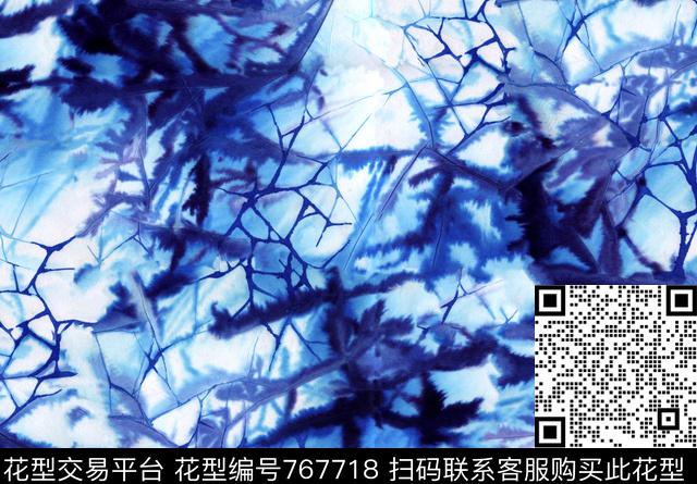 笔触纹理趣味数码印花华亿平台下载（图片编号: 767718） - 瓦栏（Walan）