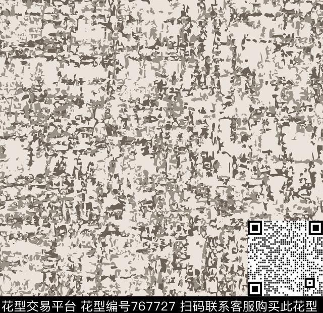 笔触纹理男装肌理传统印花华亿平台下载（图片编号: 767727） - 瓦栏（Walan）