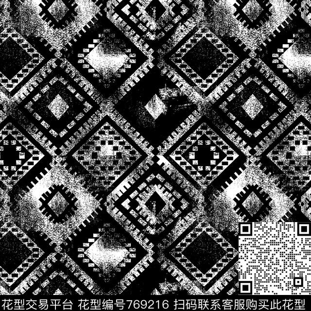 印第安民族风男装传统印花华亿平台下载（图片编号: 769216） - 瓦栏（Walan）