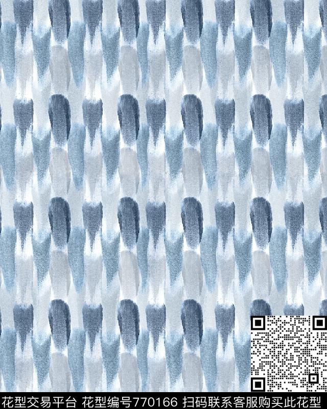 肌理图案抽象肌理笔触数码印花华亿平台下载（图片编号: 770166） - 瓦栏（Walan）
