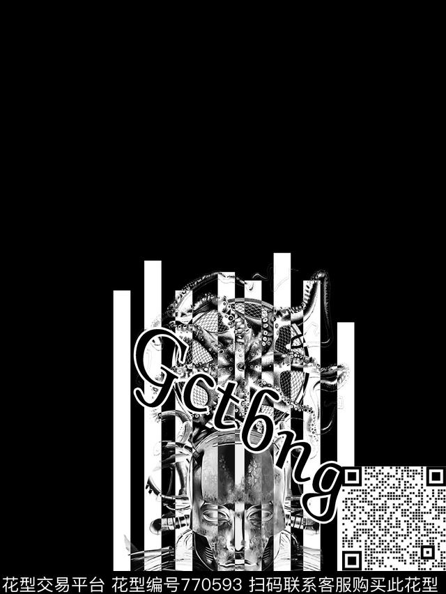 抽象手绘几何切割动物机器人金属数码印花时尚潮流男装定位印花欧美复古大牌男装夹克外套卫衣T恤印花数码印花华亿平台下载（图片编号: 770593） - 瓦栏（Walan）