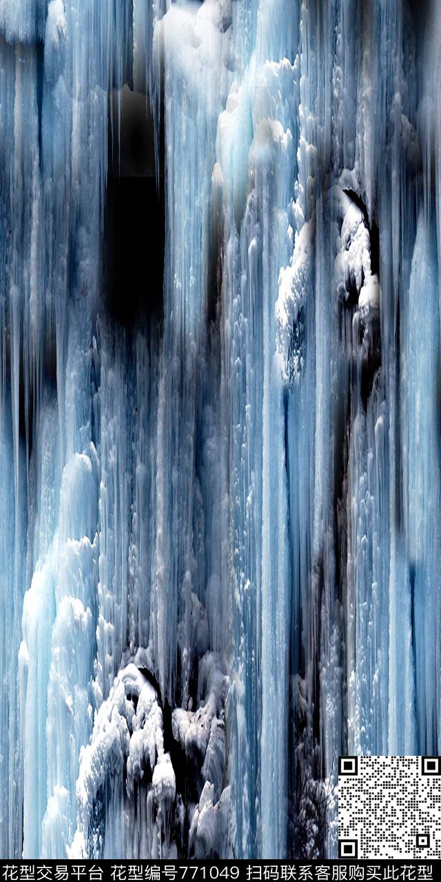 抽象直条抽象底纹梦幻底纹数码印花华亿平台下载（图片编号: 771049） - 瓦栏（Walan）